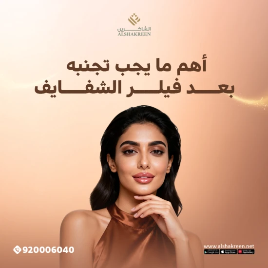 أهم ما يجب تجنبه بعد فيلر الشفايف